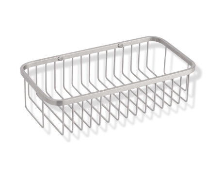 Cesta 30x14x9 / acero cepillado