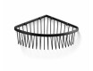 Cesta de esquina 20x20x9 / negro mate