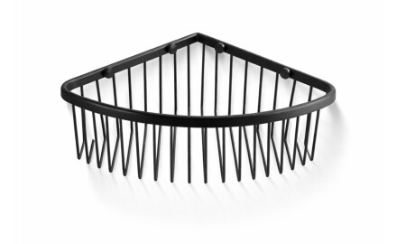 Cesta de esquina 20x20x9 / negro mate