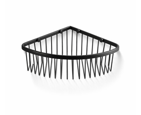 Cesta de esquina 20x20x9 / negro mate