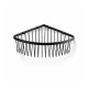 Cesta de esquina 20x20x9 / negro mate #1