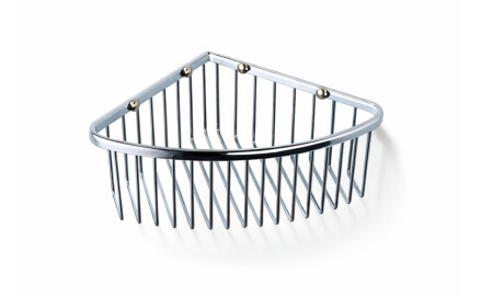 Cesta de esquina 20x20x9 / cromada