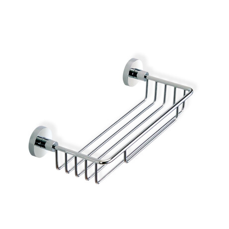 Cesta de 35 x 14 x 7 con rosetas / cromada #1