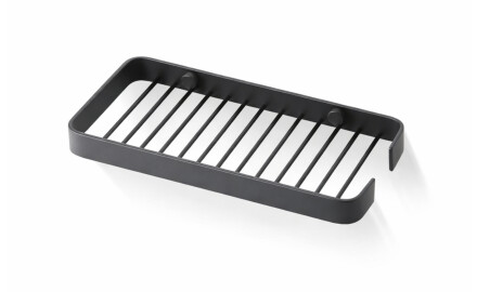 Cesta 20x10x2 / marco ancho / negro mate