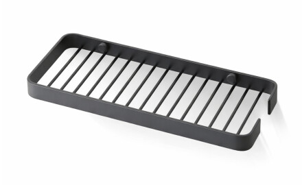 Cesta 24x10x2 / marco ancho / negro mate
