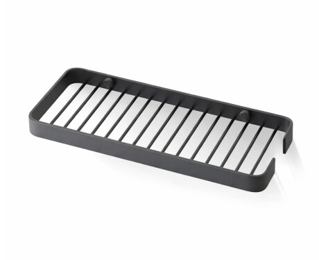 Cesta 24x10x2 / marco ancho / negro mate