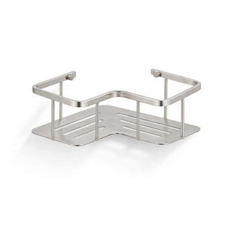Cesta - estante esquinero 20x20x7 / acero cepillado #1