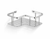 Cesta - estante esquinero 20x20x7 / acero pulido