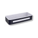 Cesta 29x12x5,5 / negro mate / interior de plástico blanco #1