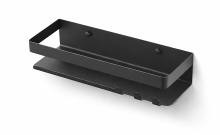 Cesta - estante de baño 30,6 x 11,2 x 6,8 / negro mate