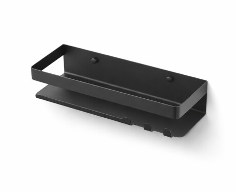 Cesta - estante de baño 30,6 x 11,2 x 6,8 / negro mate