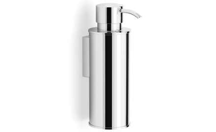 Dosificador de jabón líquido de 0,25 l / redondo / cromado