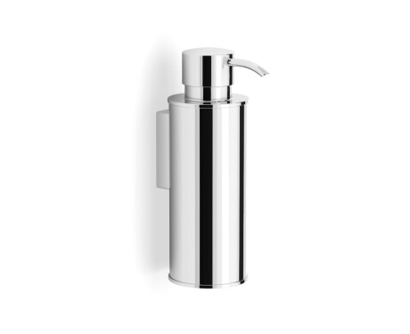 Dosificador de jabón líquido de 0,25 l / redondo / cromado