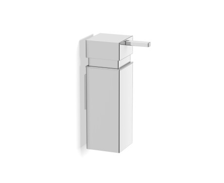 Dispensador de jabón líquido de 0,25 l / cuadrado / cromado