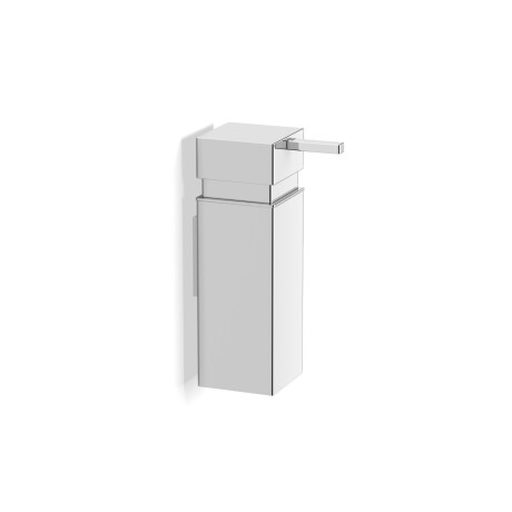 Dispensador de jabón líquido de 0,25 l / cuadrado / cromado #1