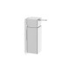 Dispensador de jabón líquido de 0,25 l / cuadrado / cromado #1