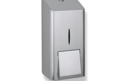 Dosificador de jabón líquido de 0,8 l, serie R10 / acero cepillado