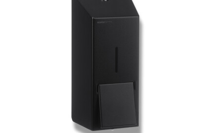 Dosificador de jabón líquido de 0,8 l, serie R1 / negro mate