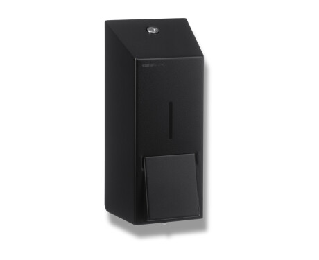 Dosificador de jabón líquido de 0,8 l, serie R1 / negro mate