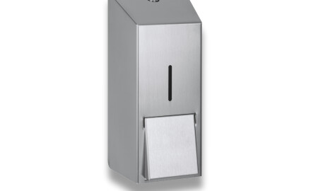 Dispensador de jabón líquido de 0,8 l, serie R1 / acero cepillado