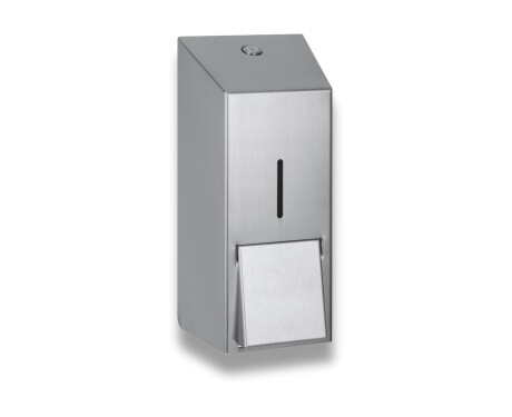 Dispensador de jabón líquido de 0,8 l, serie R1 / acero cepillado
