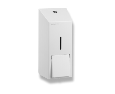 Dosificador de jabón líquido de 0,8 l, serie R1 / blanco mate