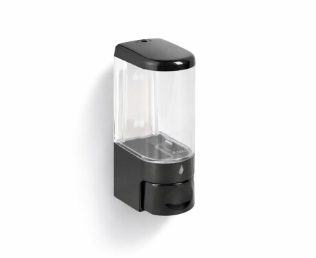 Dispensador de jabón líquido de 0,25 l / ABS negro brillante