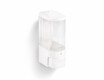 Dispensador de jabón líquido de 0,25 l / ABS blanco brillante