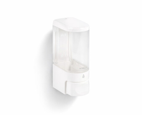 Dispensador de jabón líquido de 0,25 l / ABS blanco brillante