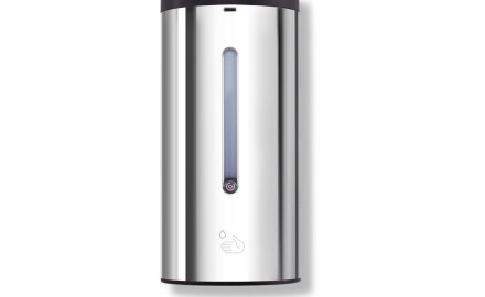 Dispensador automático sin contacto para jabón líquido o gel desinfectante de 0,7 l / acero pulido