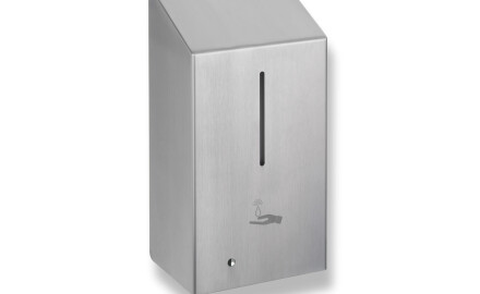 Dispensador automático sin contacto de jabón líquido de 1,0 L, serie R1 / acero inoxidable cepillado