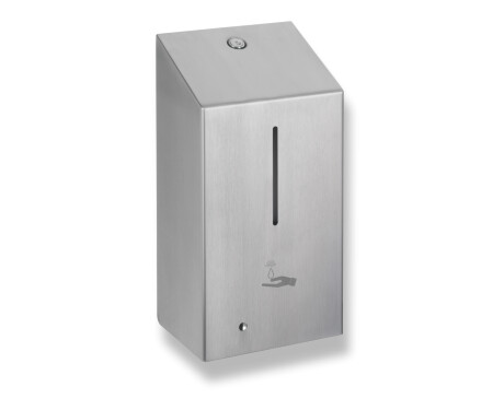 Dispensador automático sin contacto de jabón líquido de 1,0 L, serie R1 / acero inoxidable cepillado
