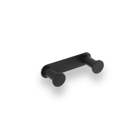 Barra ancha - 2 ganchos para toallas / negro mate #1