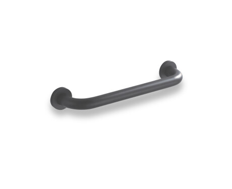 Tirador de baño Ø25 recto 30 / negro mate