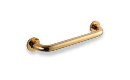 Tirador de baño Ø25, recto 30 / dorado brillante