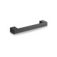 Tirador de baño recto de 28 cm / negro mate #1