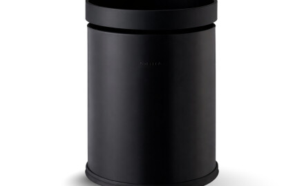 Cesta abierta de 10 L / negro mate