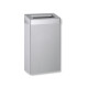 Cubo de basura de 30 L con tapa abierta, serie R10 / acero inoxidable cepillado #1