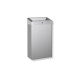 Cubo de basura de 30 L con tapa abierta, serie R1 / acero inoxidable cepillado #1