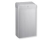 Cubo de basura de 30 L con tapa abatible, serie R1 / acero inoxidable cepillado