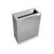 Cubo de basura de 25 litros, tapa con abertura de depósito / acero inoxidable cepillado #1