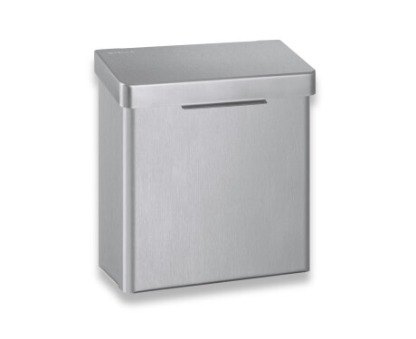 Contenedor para residuos higiénicos de 4,5 l, serie R10 / acero inoxidable cepillado