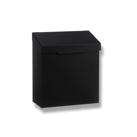 Contenedor para residuos higiénicos de 4,5 l, serie R1 / acero inoxidable negro mate #1