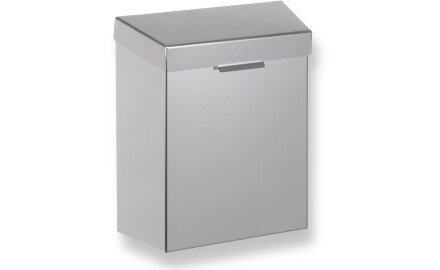 Contenedor para residuos higiénicos de 4,5 l, serie R1 / acero inoxidable cepillado