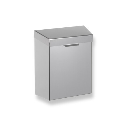 Contenedor para residuos higiénicos de 4,5 l, serie R1 / acero inoxidable cepillado #1