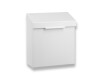 Contenedor para residuos higiénicos de 4,5 l, serie R1 / acero inoxidable blanco mate