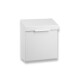 Contenedor para residuos higiénicos de 4,5 l, serie R1 / acero inoxidable blanco mate #1