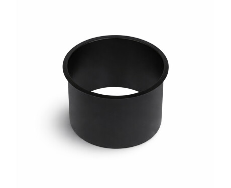 Borde de la papelera de sobremesa redonda de Ø150 / acero inoxidable negro mate