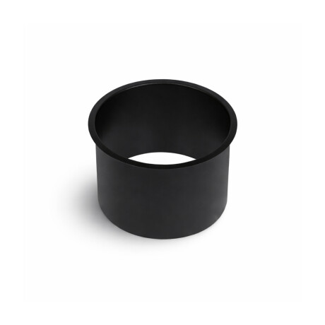 Borde de la papelera de sobremesa redonda de Ø150 / acero inoxidable negro mate #1