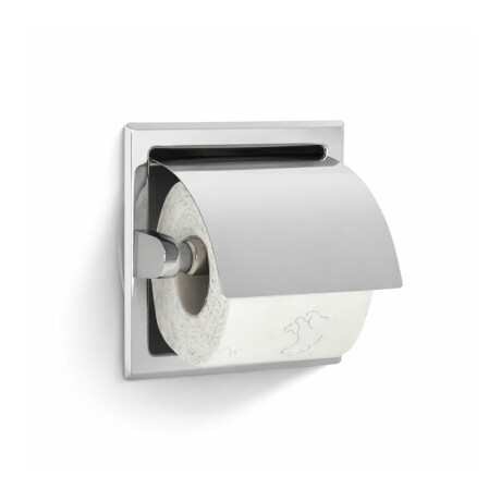 Soporte para papel higiénico / empotrable / acero pulido #1
